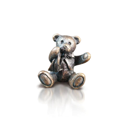 Miniature Bronze Teddy Bear | Neville
