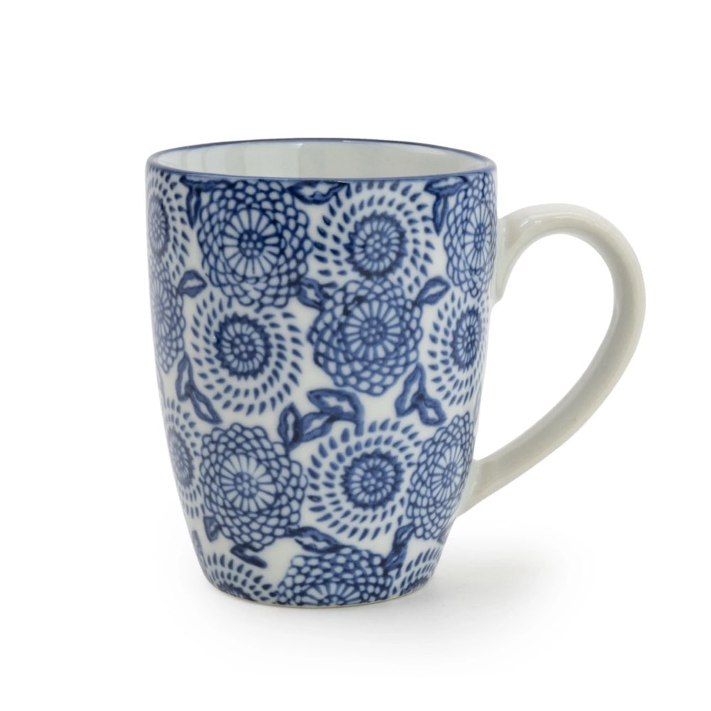 Blue Flower Mug