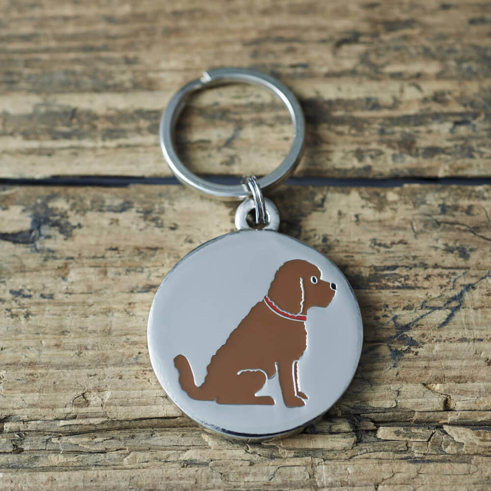 Brown Cockapoo/Labradoodle Tag