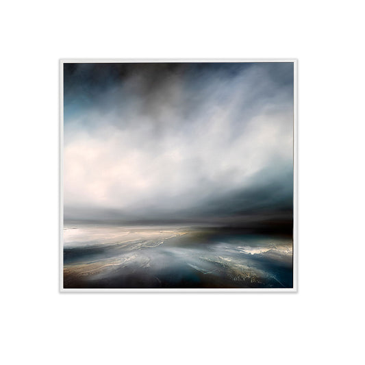 The Ocean Wakes | Framed Canvas Print by Paul Bennett