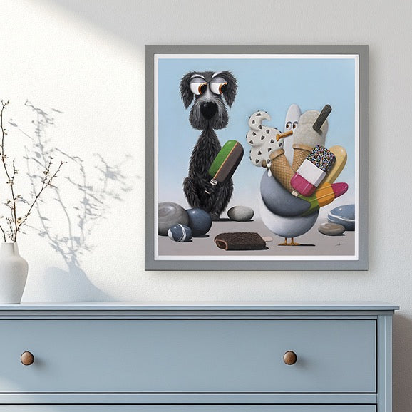 Feeling Lucky | Framed Canvas Board