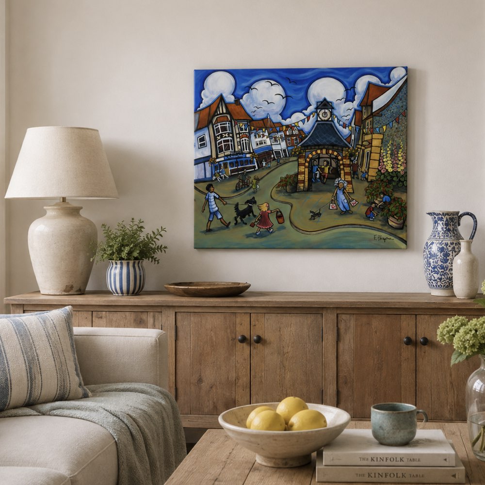 Good Times, Sheringham Clock | Original Painting by Emily Chapman
