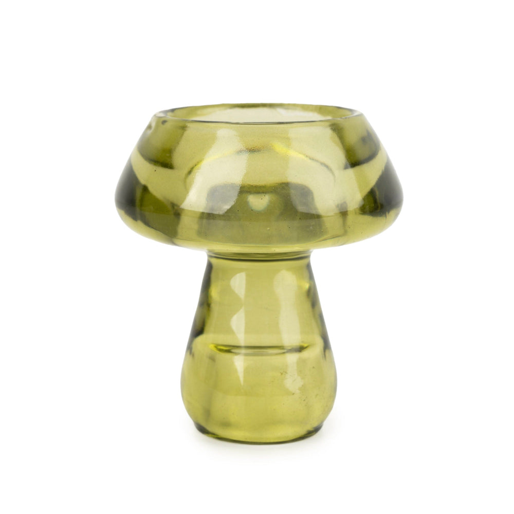 Green Mushroom Tea Light / Candle Holder