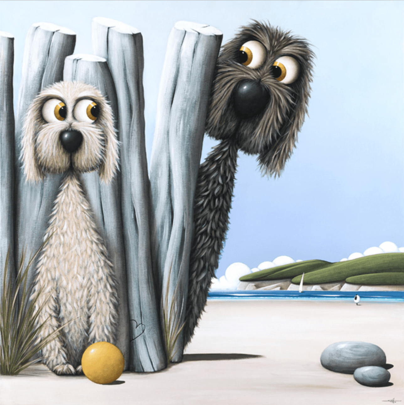 Hello Blondie | Framed Print Wall Art by Simon Clarke