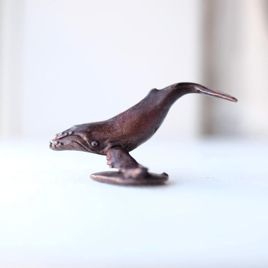 Bonsai Bronze Humpback Whale