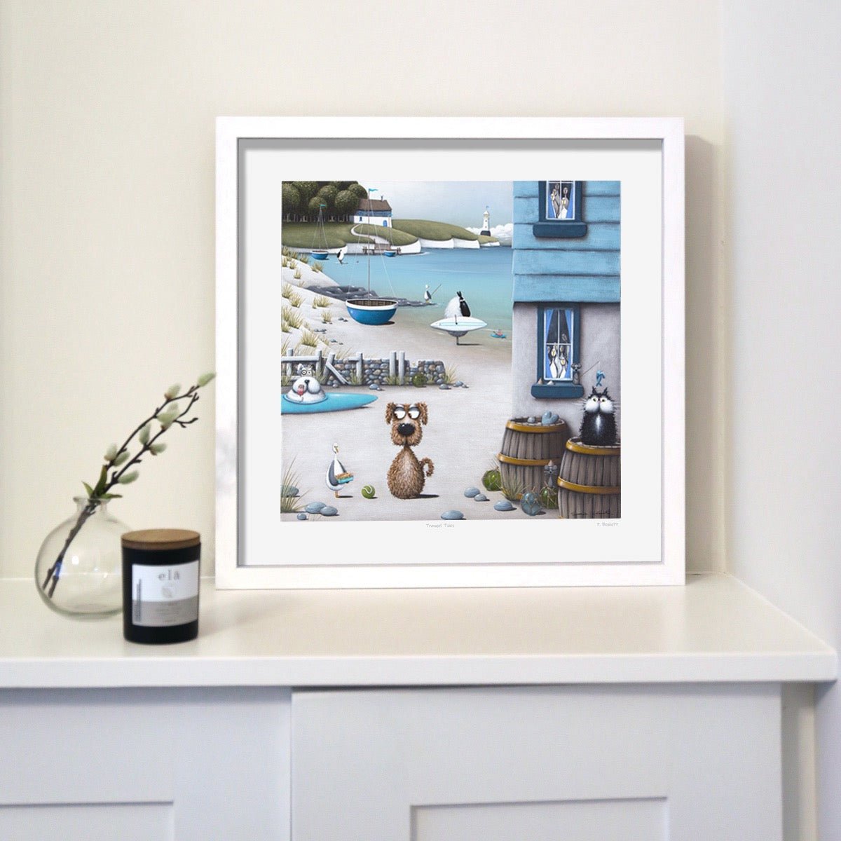Chip | Framed Print by Simon Clarke