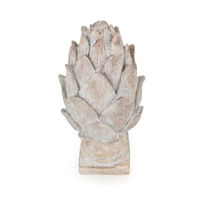 Resin Artichoke Ornament Stone Effect