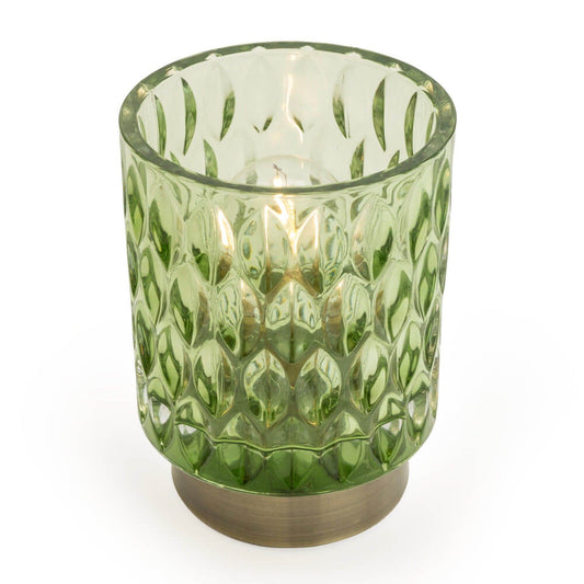 Green & Gold Embossed LED Table Lamp | Red Lobster Gallery