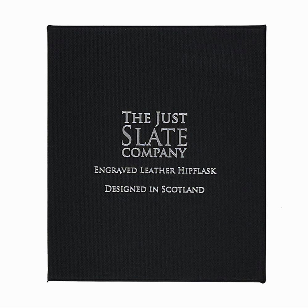 Golf Leather Hip Flask