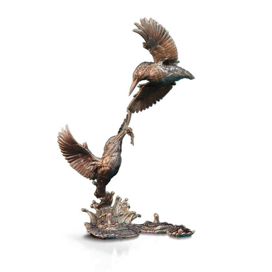 Miniature Bronze | Kingfisher Pair | Red Lobster Gallery
