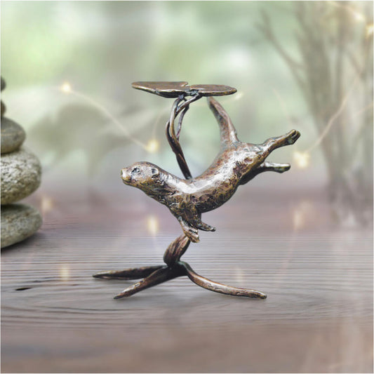 Miniature Bronze | Otter | Red Lobster Gallery