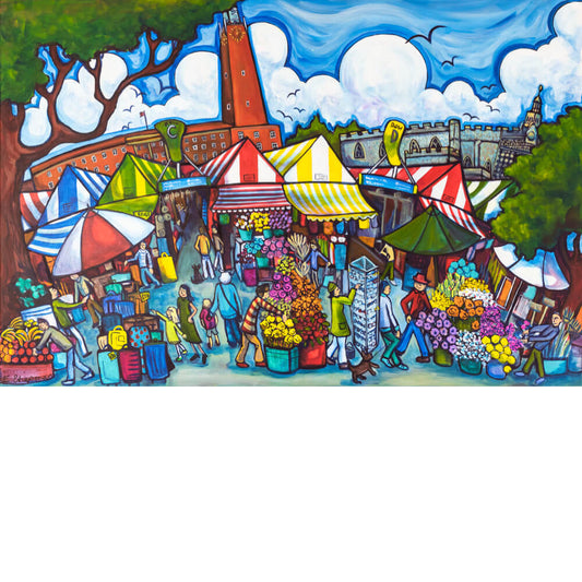 Norwich Market | Limited Edition Print by Emily Chapman