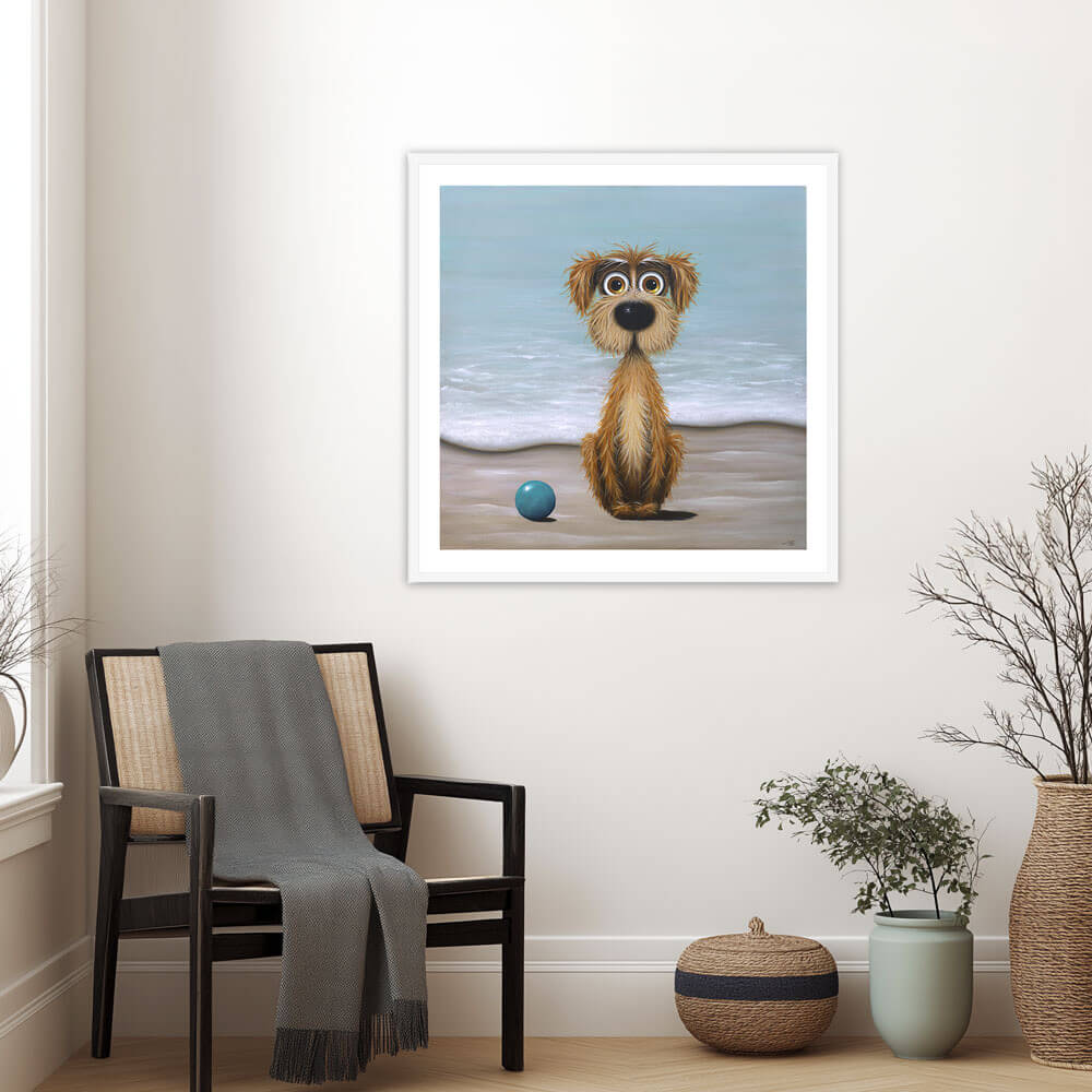 Play Ball | Framed Print Wall Art by Simon Clarke
