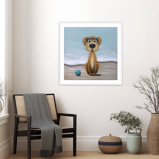 Play Ball | Framed Print Wall Art by Simon Clarke