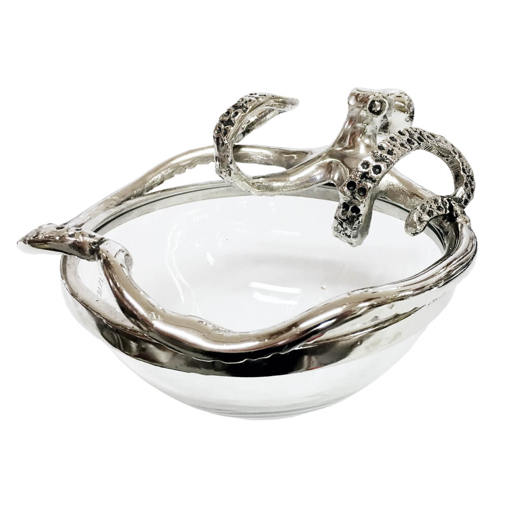 Small Octopus Glass Bowl