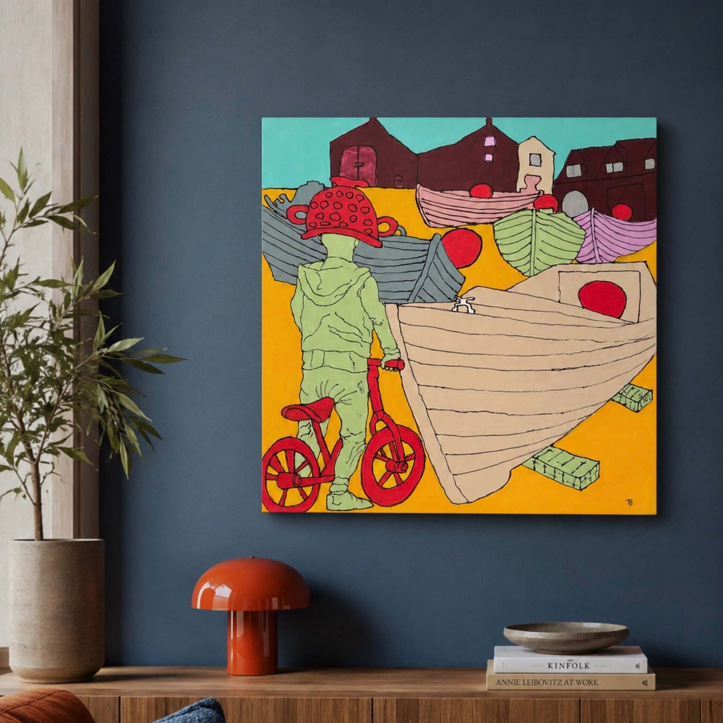 The Boat People | Original Painting by Terry Brownbill