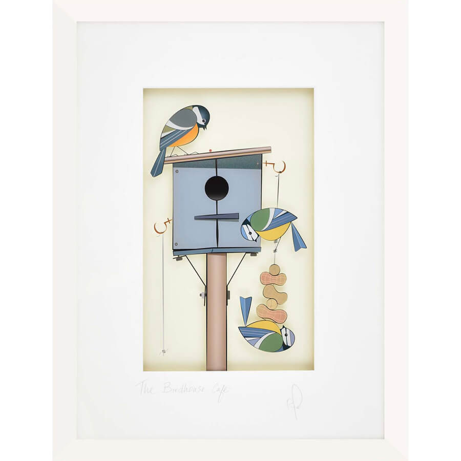 The Birdhouse Cafe | Framed Print