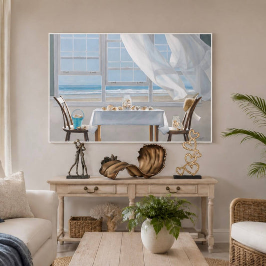 The Shell Collector | Framed Print by Karen Hollingsworth