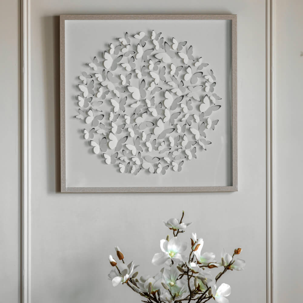 Unfurling Wings | Framed 3D Print by Nicola McHugh
