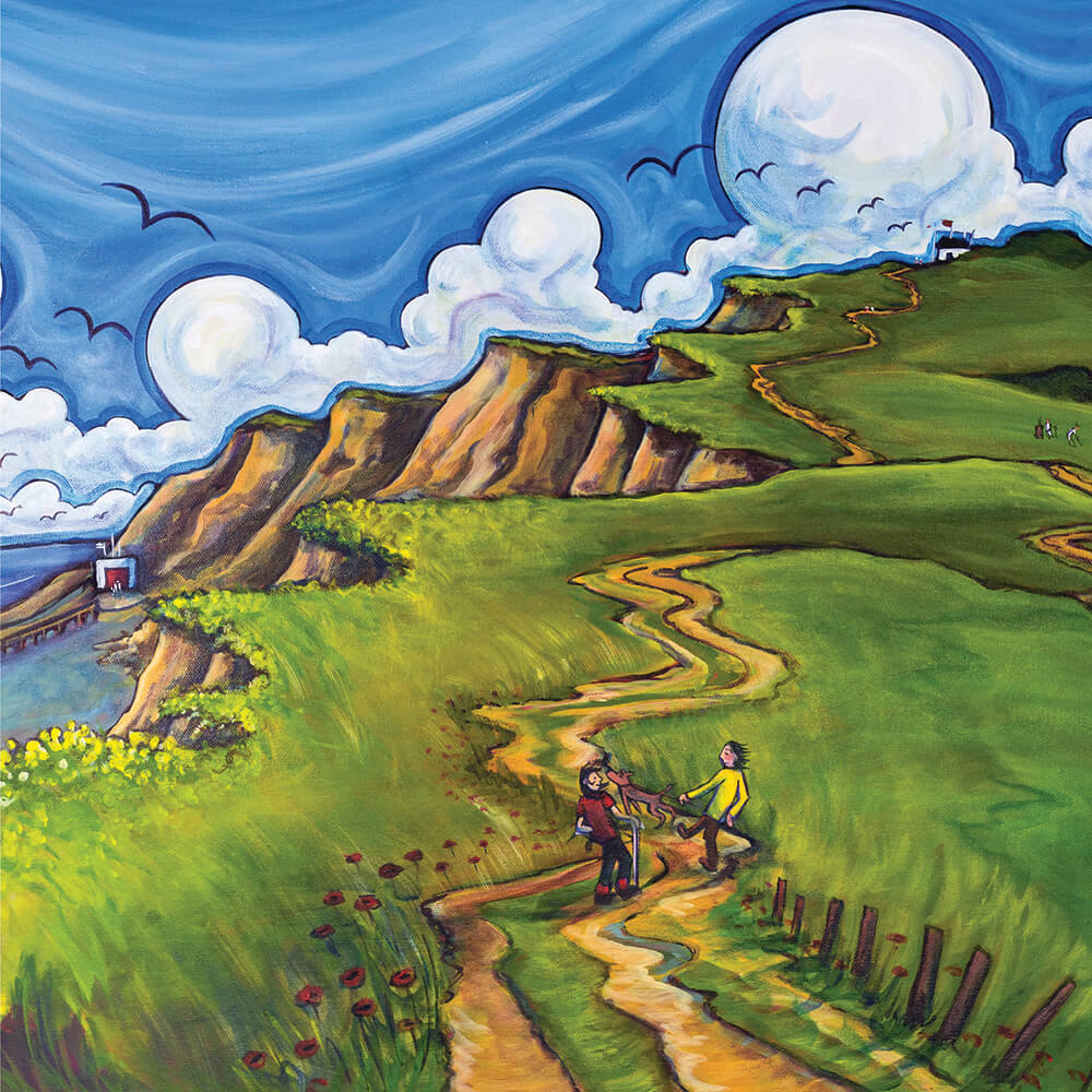 Walking the Coastal Path, Sheringham | Card | Emily Chapman | Red Lobster Gallery