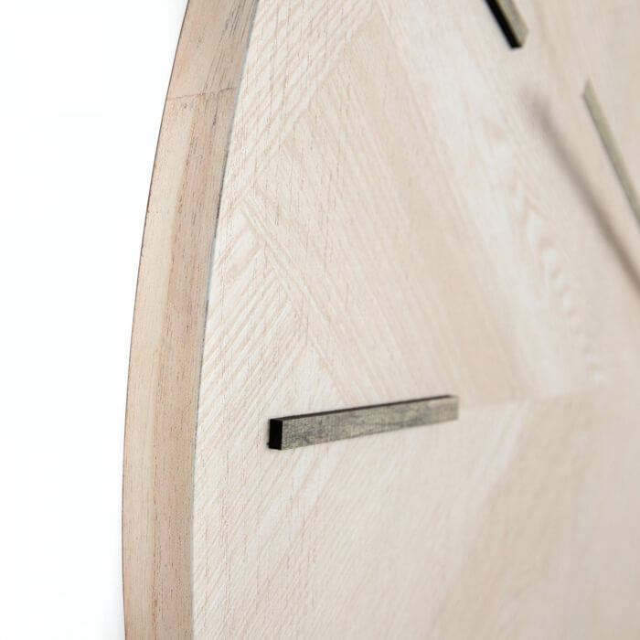 30' Heringbone Wharf Wall Clock