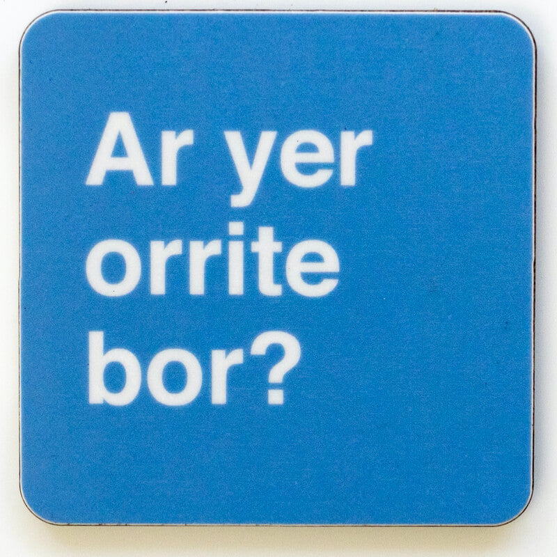 Ar yer orrite bor? | Fridge Magnet