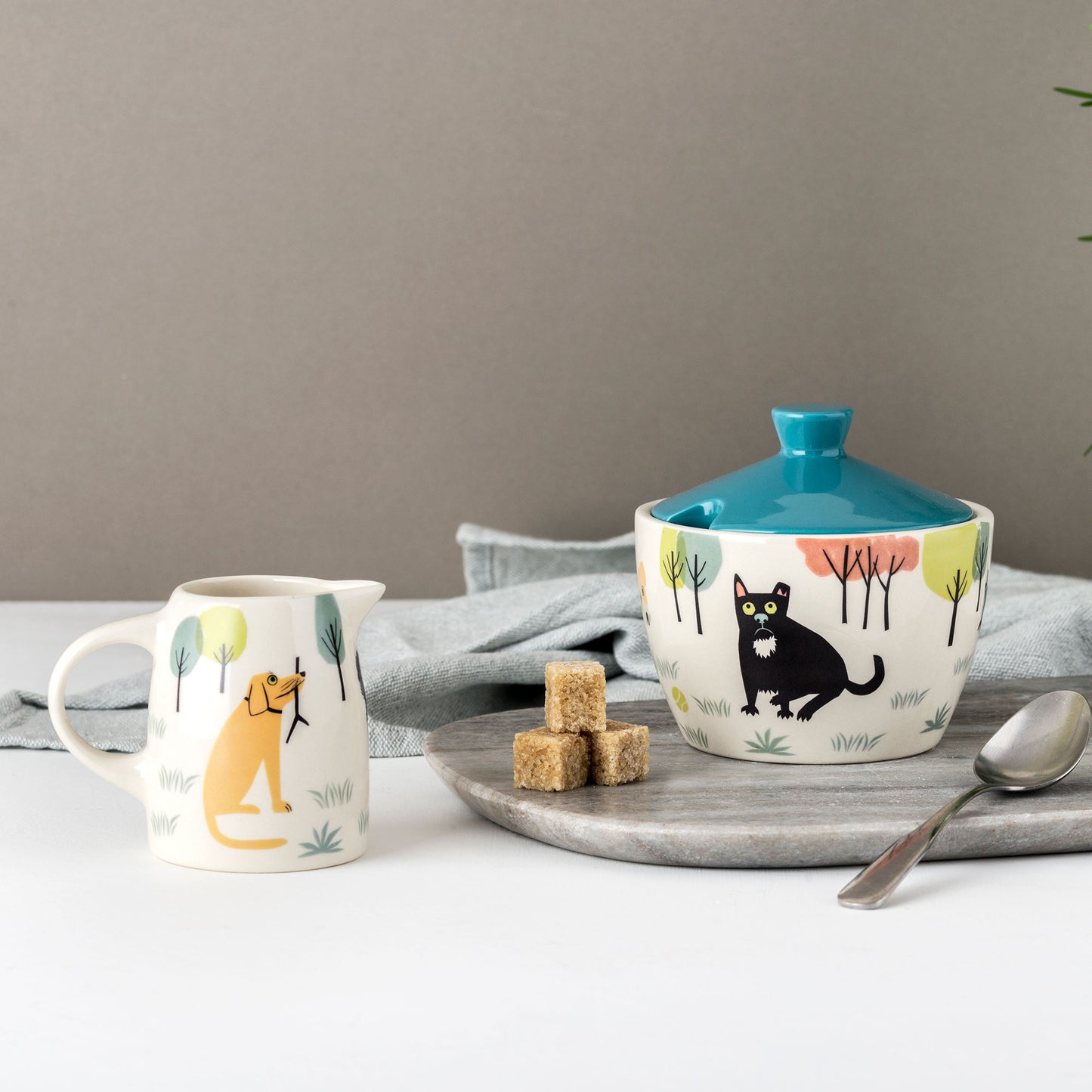 Dog Sugar Pot by Hannah Turner | Red Lobster Gallery