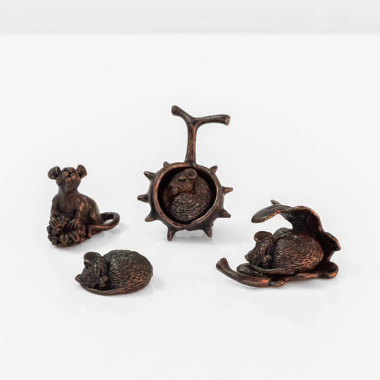 Sleeping Mouse | Bonsai Bronze | Red Lobster Gallery | Sheringham