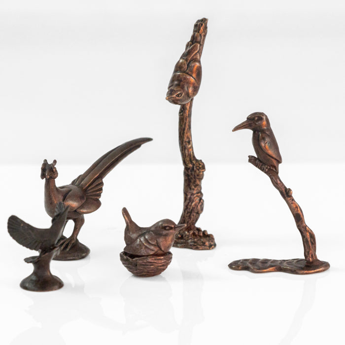 Kingfisher on a Stalk | Bonsai Bronze