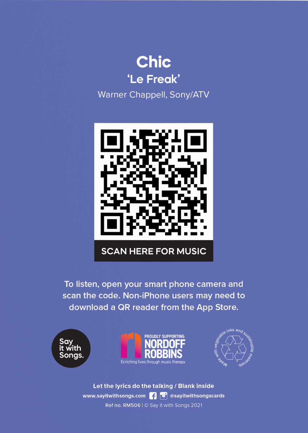 Le Freak – Chic | Card