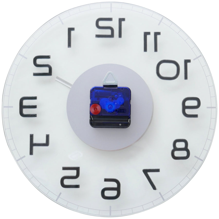 Classy Round Clock | White