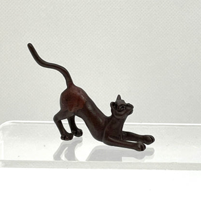 Crouching Cat Bonsai Bronze
