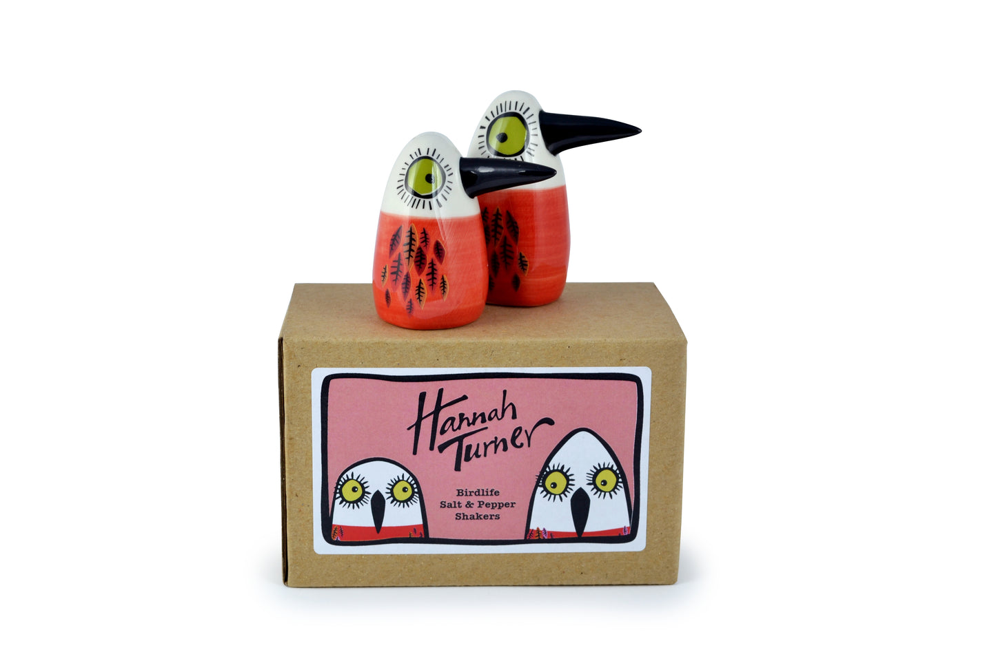 Hannah Turner Red Bird Salt & Pepper | Red Lobster Gallery