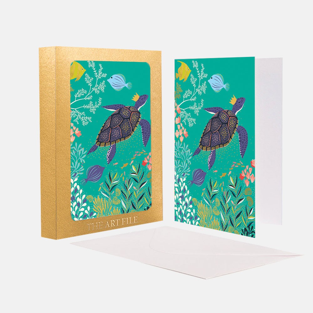 Deep Blue Sea — Set of 10 Luxury Notecards | Red Lobster Gallery