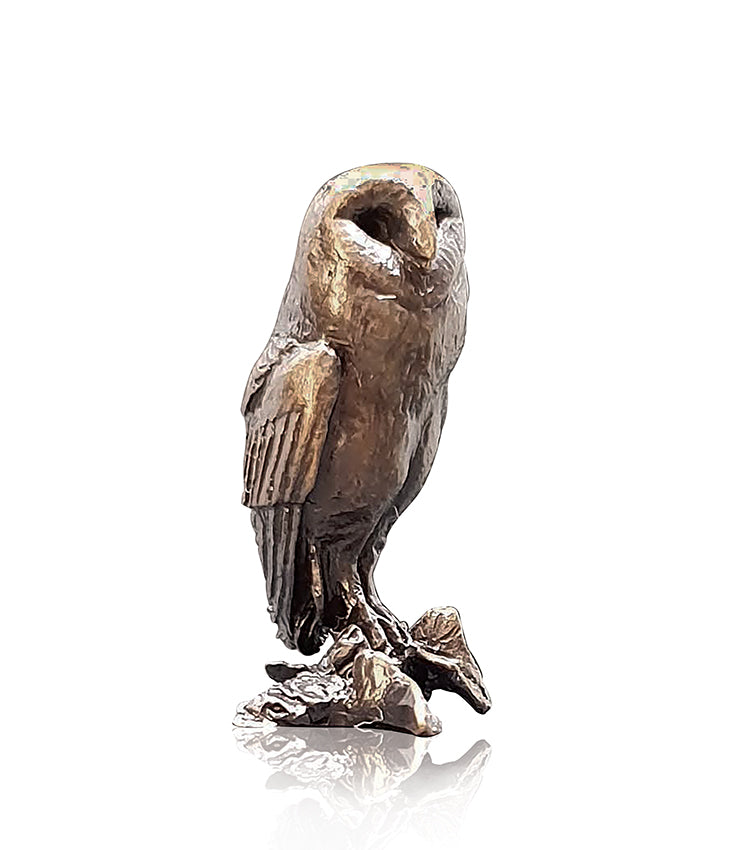 Miniature Bronze Barn Owl