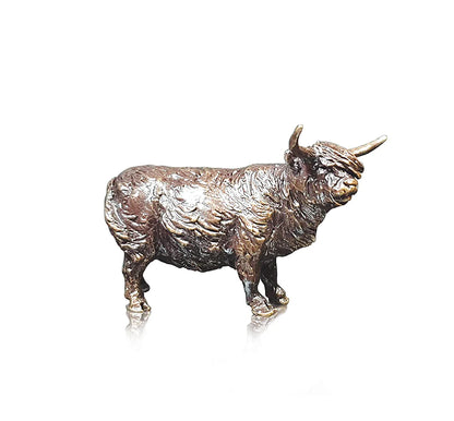 Miniature Bronze Highland Cow
