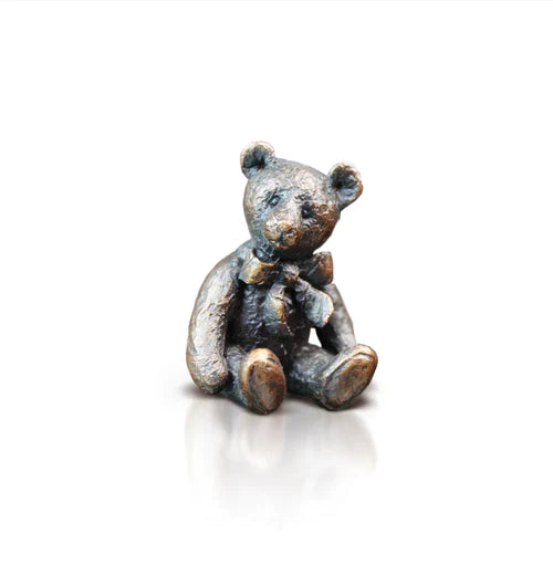 Miniature Bronze Teddy Bear