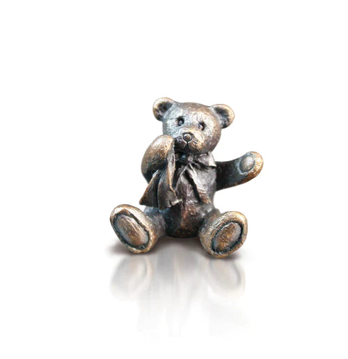 Miniature Bronze Teddy Bear