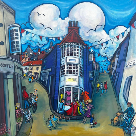 Jaunt Down Jetty Street, Cromer | Original by Emily Chapman | Red Lobster Gallery 