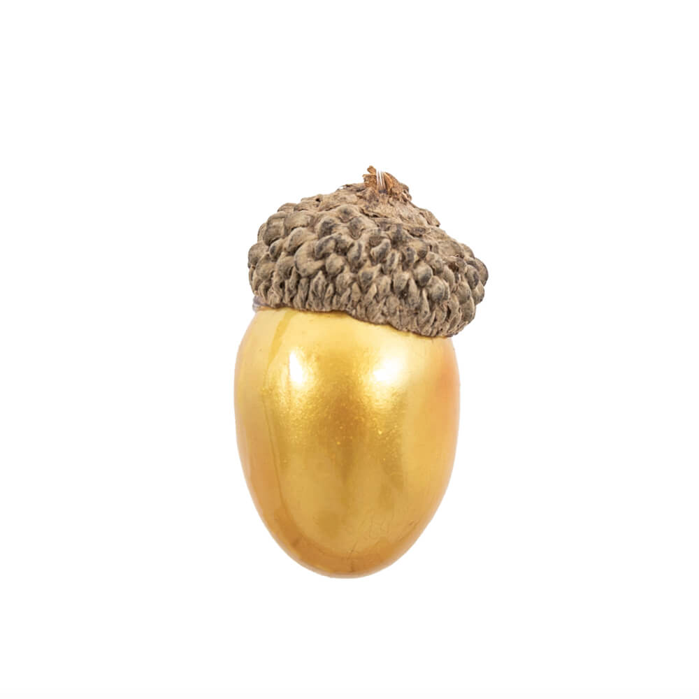 Acorn Tree Decorations Gold (set of 15)