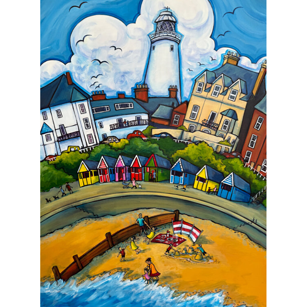 A day at the Beach, Southwold by Emily Chapman | Red Lobster Gallery