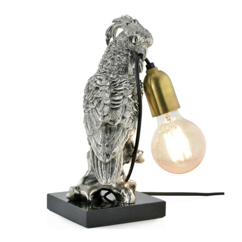 African Grey Parrot Lamp | Red Lobster Gallery | Sheringham