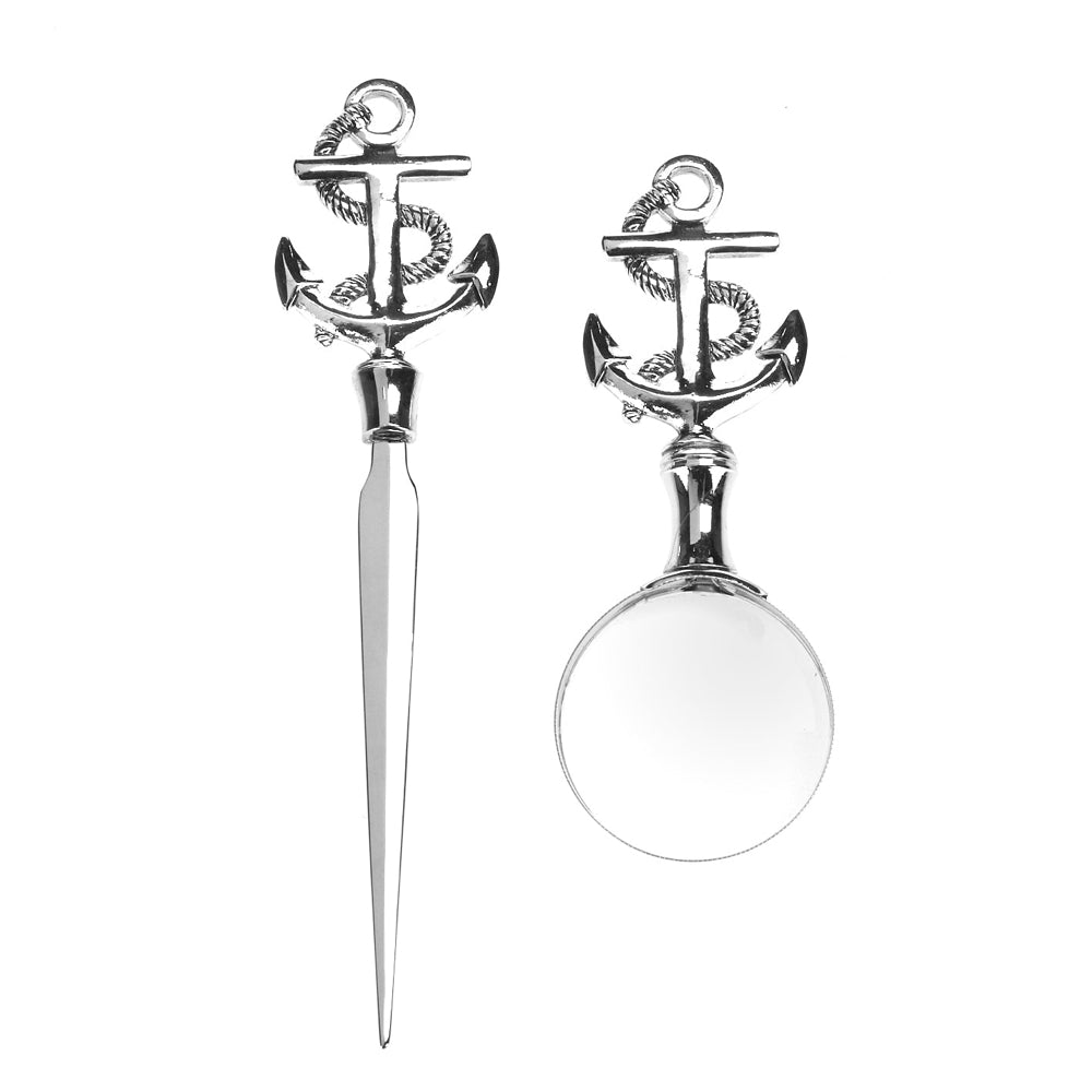 Anchor Letter Opener & Magnifying Glass