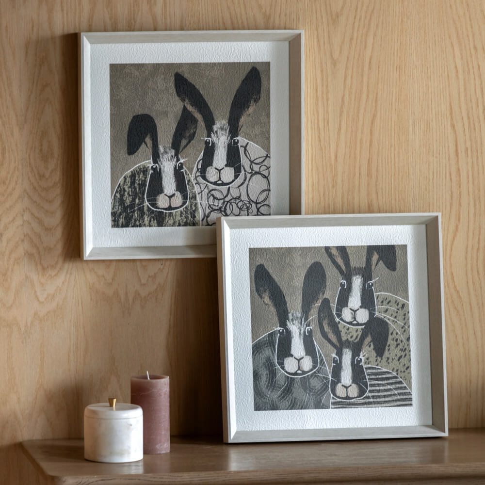 Animal Antics | Framed Prints Set of 2 by Sabrina Roscino