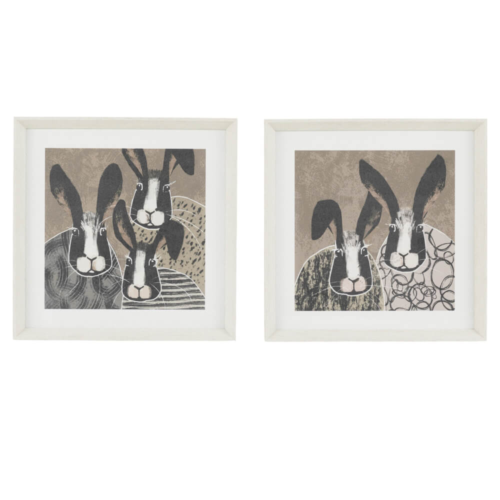 Animal Antics | Framed Prints Set of 2 by Sabrina Roscino