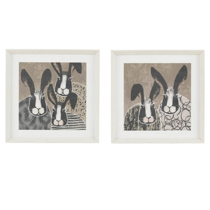 Animal Antics | Framed Prints Set of 2 by Sabrina Roscino