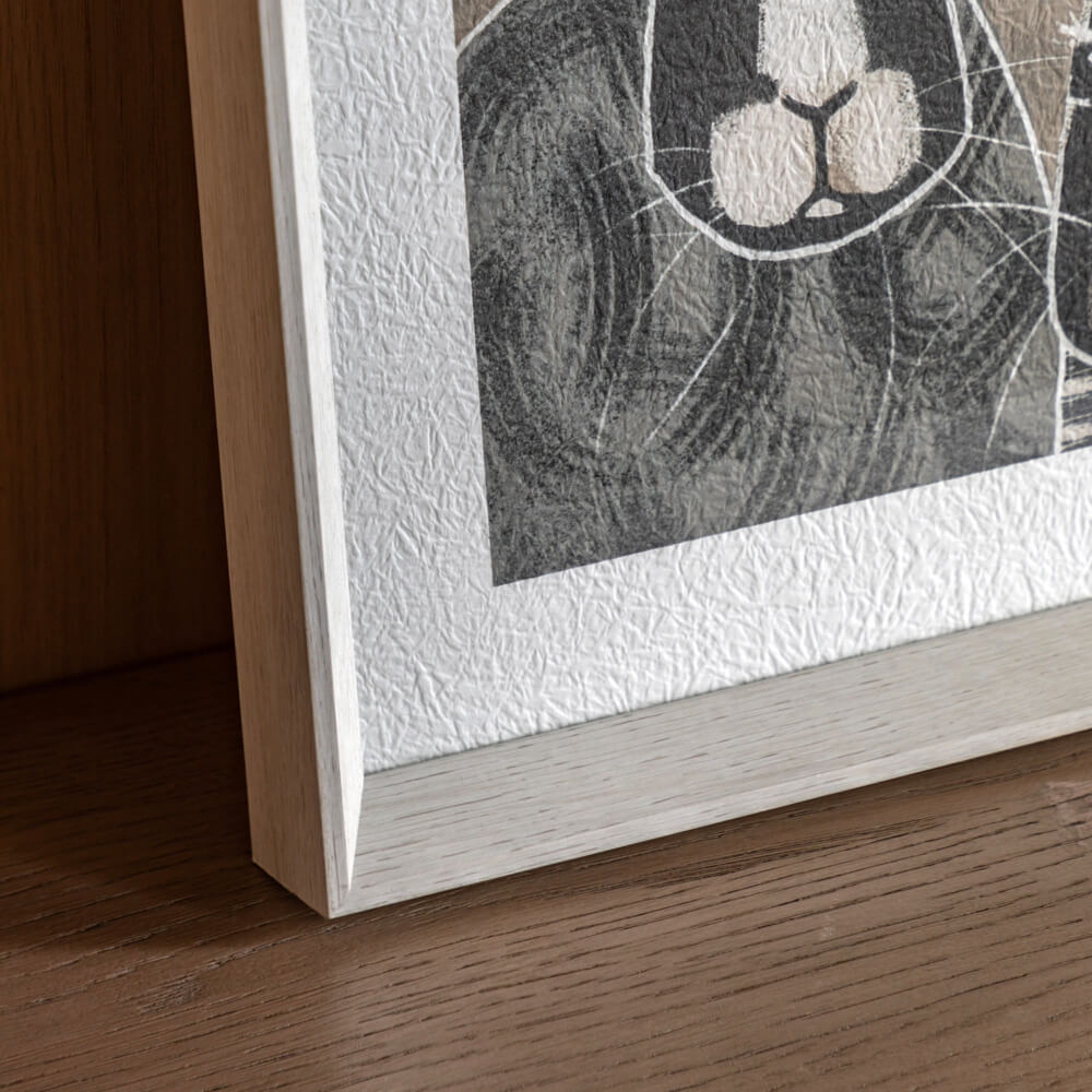 Animal Antics | Framed Prints Set of 2 by Sabrina Roscino