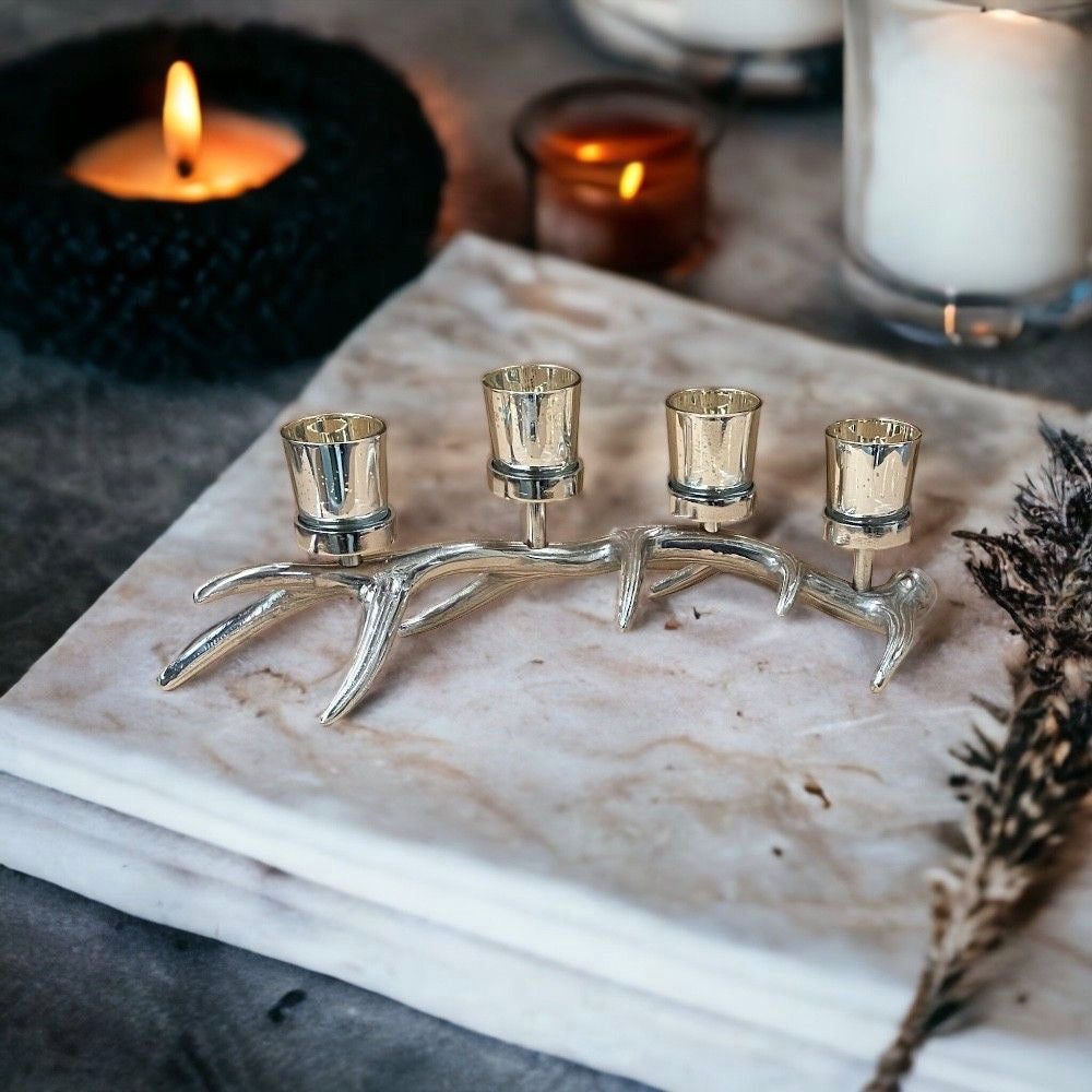 Antler Tea Light Holder | Red Lobster Gallery