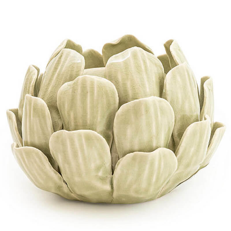 Ceramic Artichoke Tea Light Holder