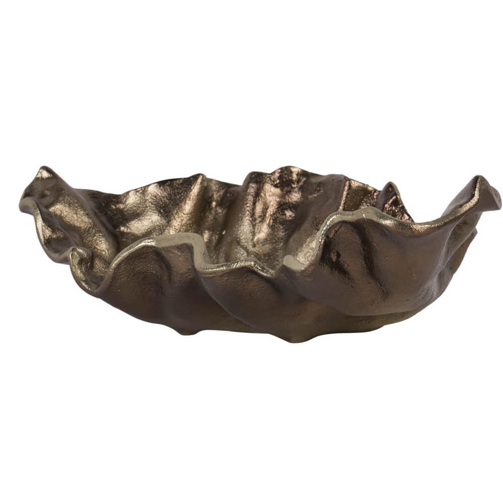Artisan Bronze Sculptural Bowl